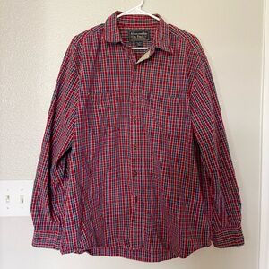 Abercrombie & Fitch Men’s Plaid Button Down Shirt Size M Cotton